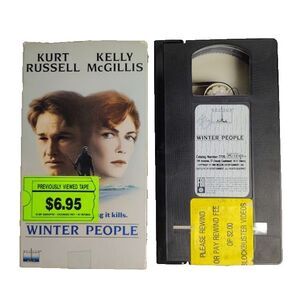 Winter People VHS Romantic Drama Kurt Russell Kelly McGillis 1989 PG 13